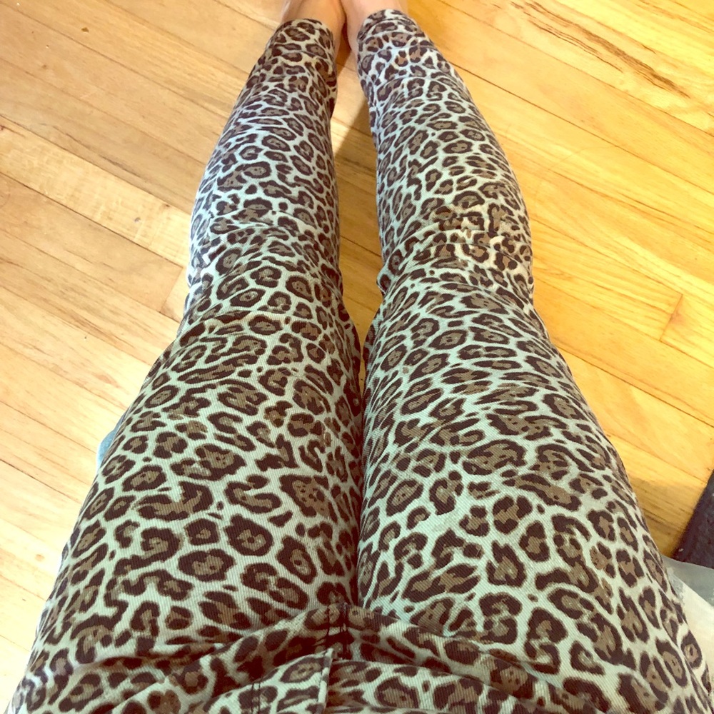 Wild Fable Leopard skinny jeans